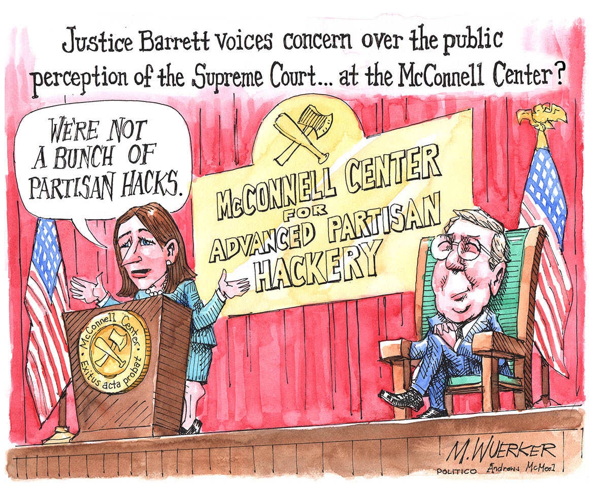 Politico - September 2021
Political cartoons from the desk of Matt Wuerker.

By MATT WUERKER
