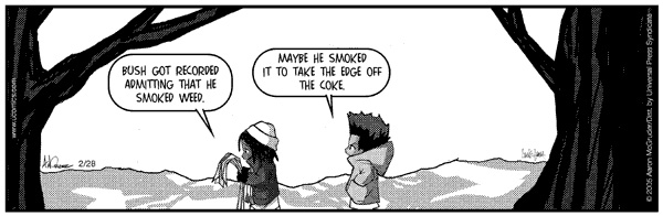 Boondocks by Aaron McGruder - 2/28/05