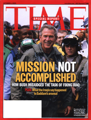 Time Magazine cover - October 6, 2003